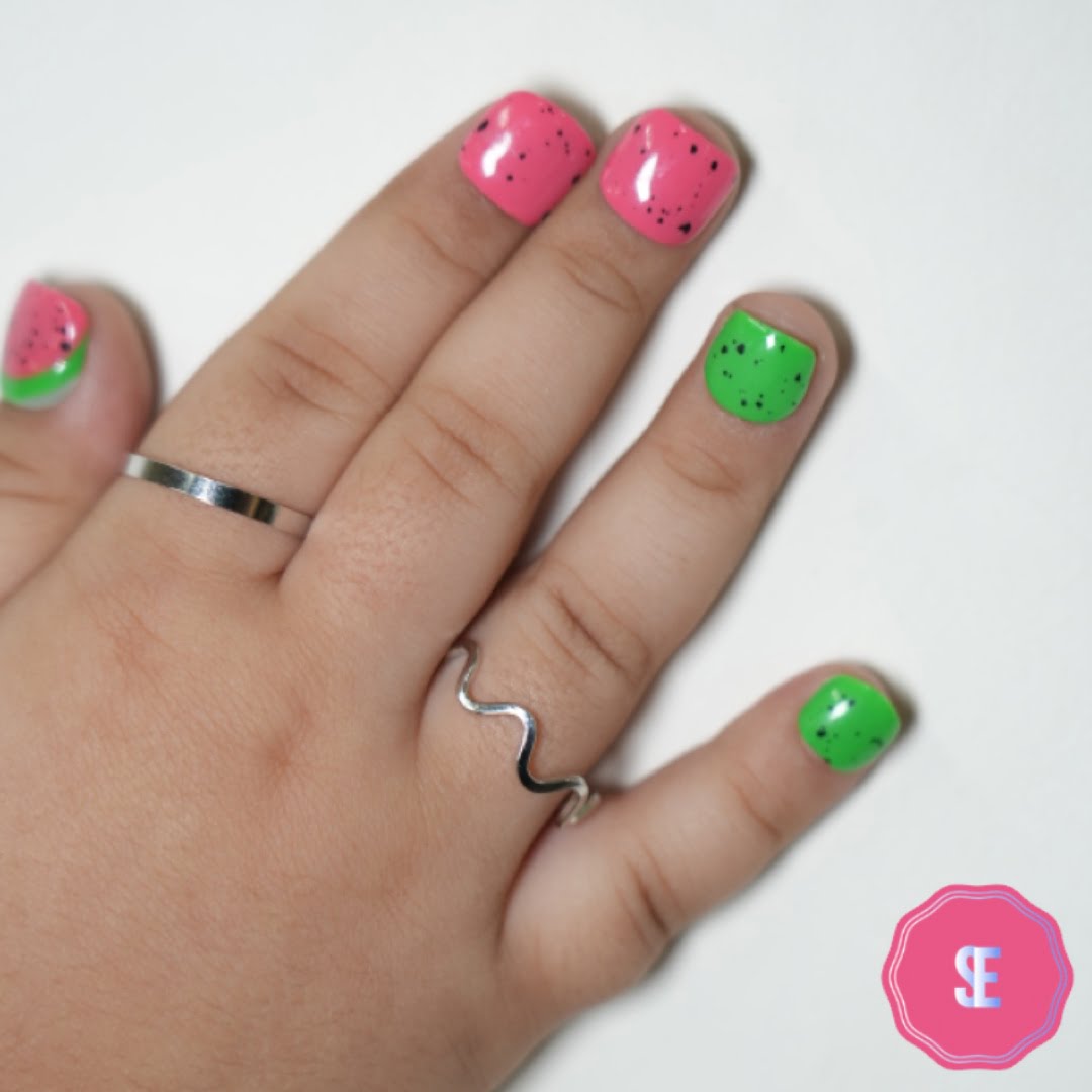 DIY Nail Art Designs: Quick and Simple Watermelon Nails Tu… | Flickr